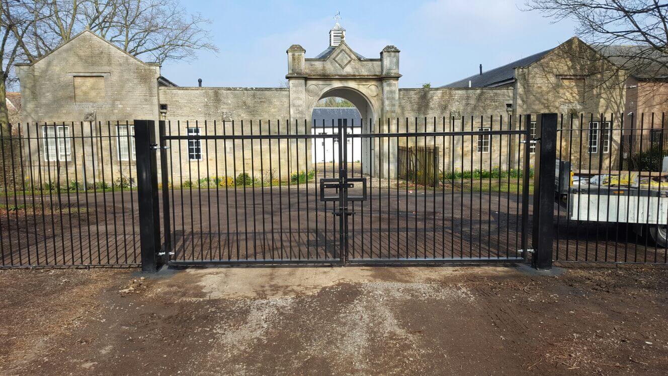 Decorative Palisade Fencing Installation